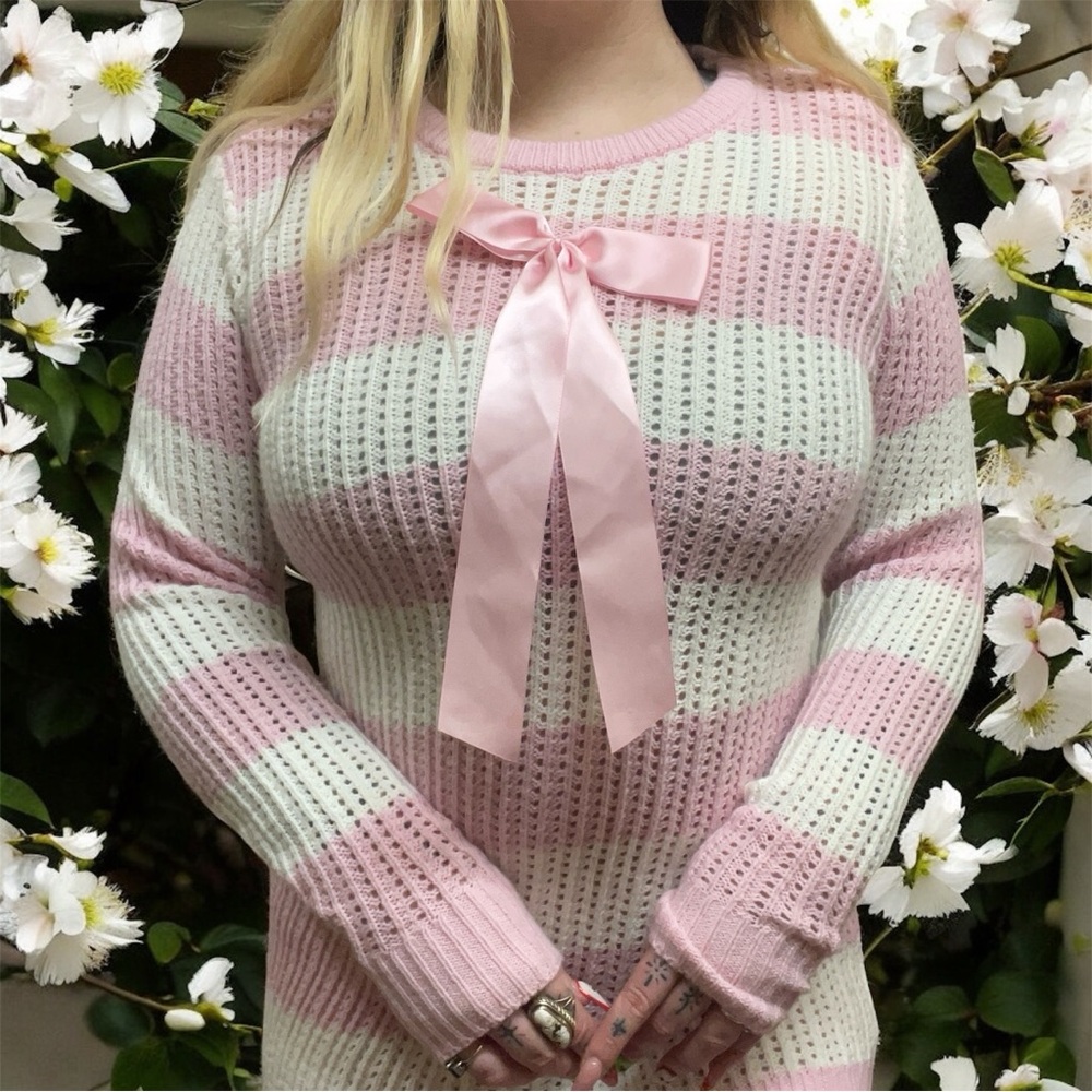 🩷 striped sweater dress 🩷